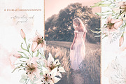 Bride's lilies, a Decorative Illustration by long summer (Thumbnail 2 of 10)
