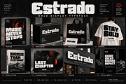Estrado: Display Typeface, a Script Font by Wow Magic (Thumbnail 2 of 5)