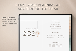 Undated Digital Planner IPad