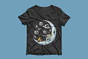 Astronauts burn marshmallows, a Person Illustration by gunaonedesign (Thumbnail 3 of 3)
