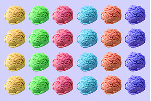Frozen ice cream ball pattern, a Food & Drink Photo by Yulia Furman