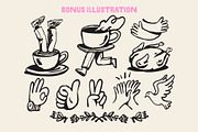 TNSC Pastline - Hand-drawn Sans, a Handwritten Font by The Native Saint Club (Thumbnail 10 of 15)