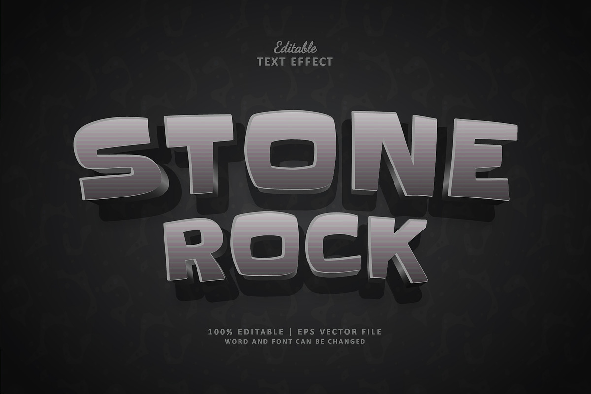 Text Effect Stone Rock, a Layer Style Add-On by Navy Graphic (Photo 1 of 2)