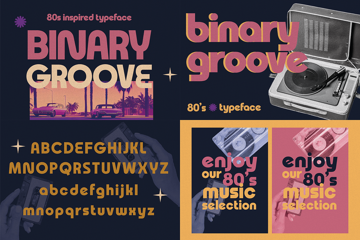 The Groovy Font Bundle - 65 Fonts!, a Script Font by HipFonts (Photo 5 of 12)