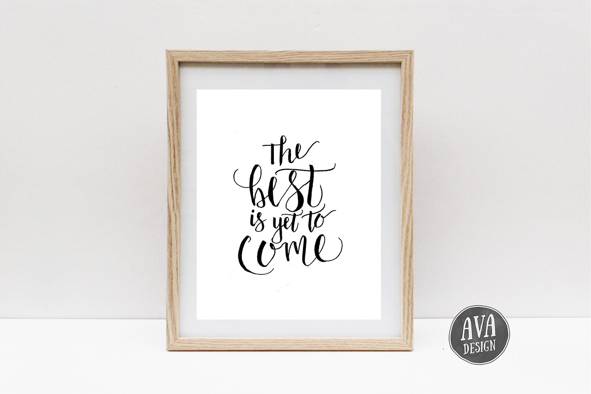 Wooden Frame Mockup 8x10, a Print Template by Ava Design (Photo 2 of 2)