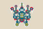 Super robots, a Technology Illustration by eka panova (Thumbnail 3 of 6)
