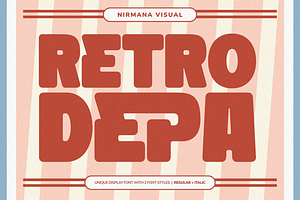 Retro Depa - Branding Food Logo Font, a Sans Serif Font by Nirmana Visual