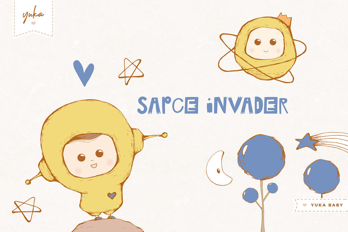 Space Invader, a Graphic by Yuka Baby (Photo 1 of 12)