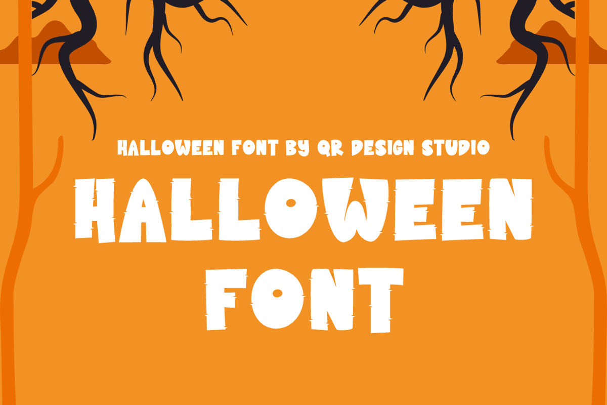 Terror Pumpkin - Halloween Font, a Blackletter Font by QR Design Studio (Photo 4 of 7)