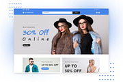 Fashion Ecommerce Template Design, a Templates & Theme by Neha Guleria (Thumbnail 1 of 3)