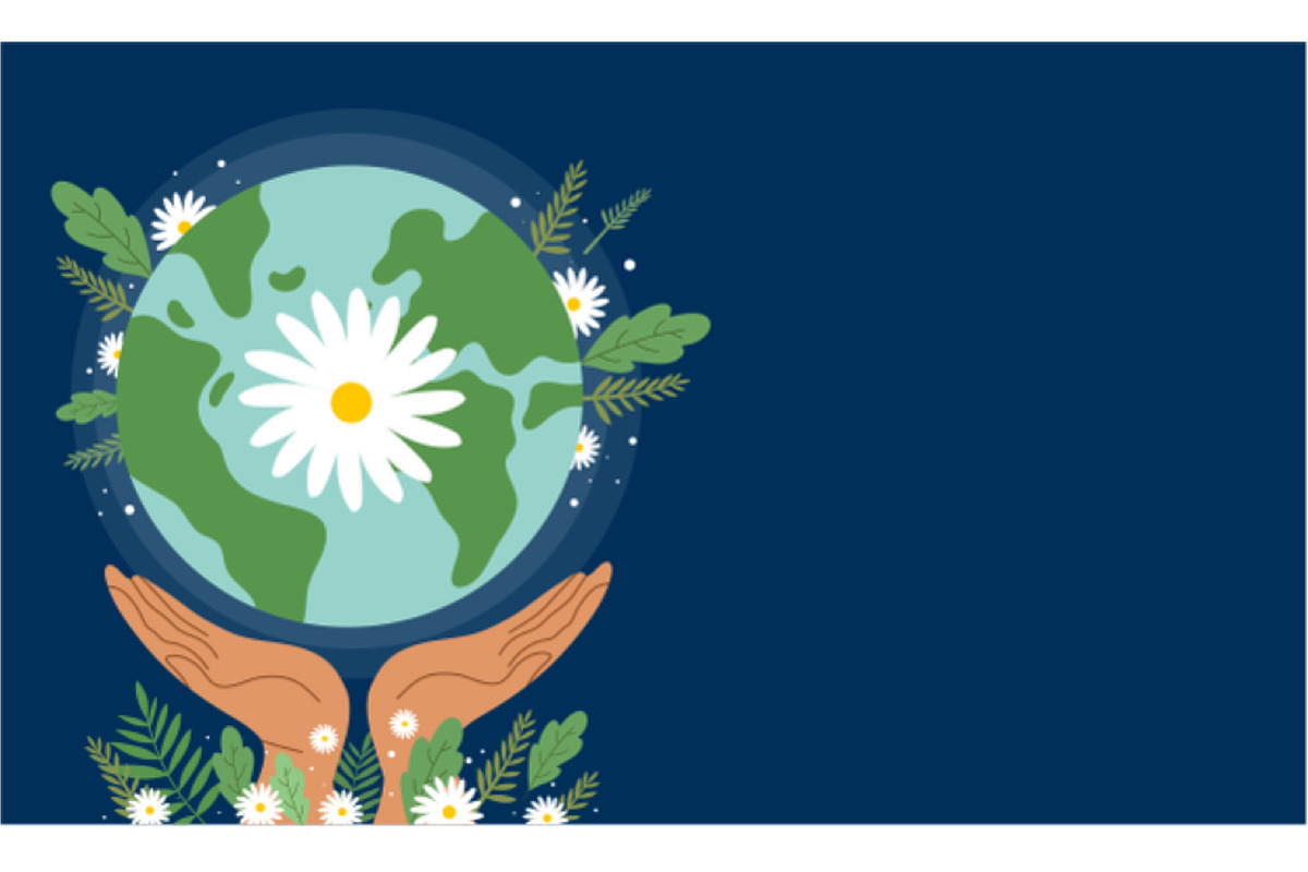 Earth day background vector, a Seasonal Illustration by foxndeer (Photo 2 of 4)