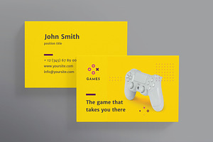 Gaming Company Business Card