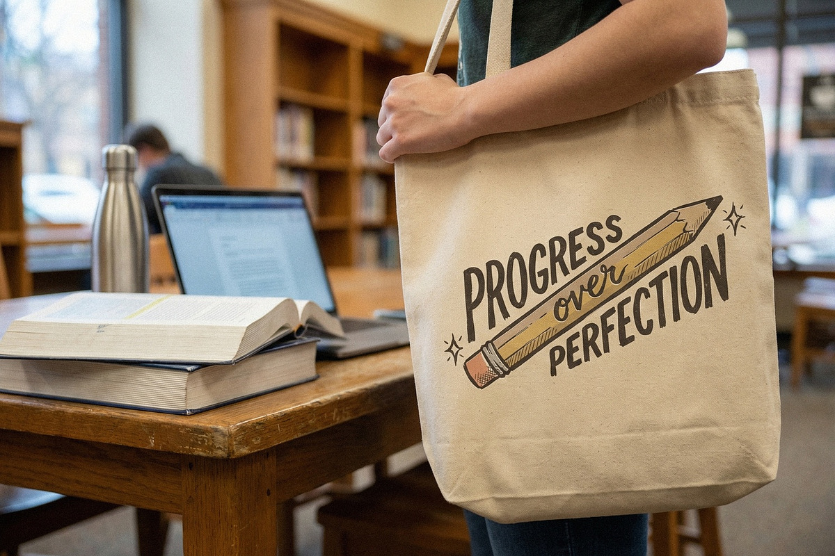 Progress Over Perfection PNG, an Illustration by SharpMarketplace (Photo 3 of 4)