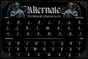Kraken Gothic Typeface, a Blackletter Font by alit design (Thumbnail 13 of 20)