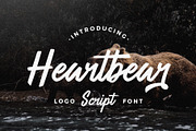 Heartbear - Logo Script Font, a Script Font by HRDR (Thumbnail 1 of 6)