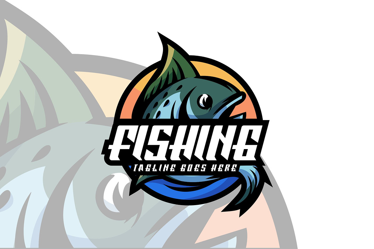 Illustration Fishing Logo Design., a Branding & Logo Template by VectorCraft
