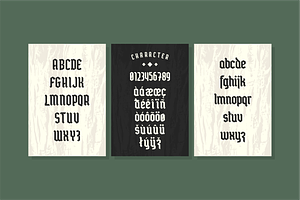 Mordova Blackletter Typeface