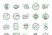 Customer Services Green & Black Icon, an Icon by IconBunny (Thumbnail 2 of 2)