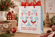 Modern Christmas Graphics & Cards, a Seasonal Illustration by lenlis (Thumbnail 5 of 11)