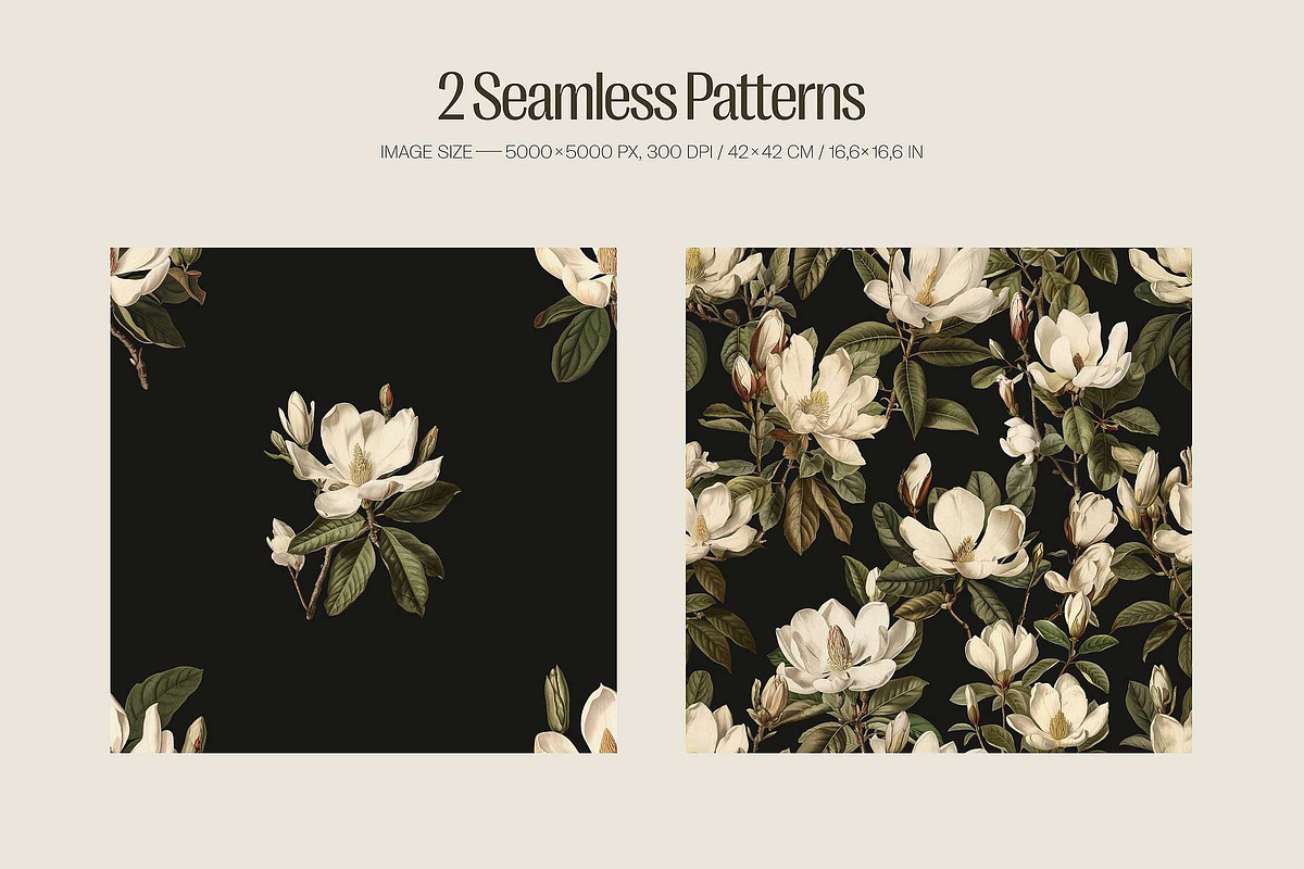 Magnolia - botanical illustrations, a Decorative Illustration by AI Crafted Magnolia (Photo 5 of 11)
