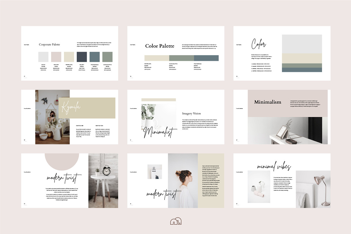 Kymila - PowerPoint Brand Template, a Presentation Template by bilmaw ...