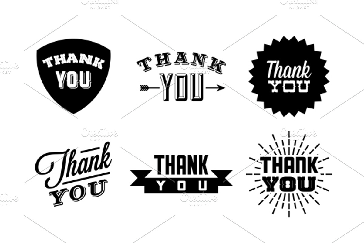 9 Badges Thank You, a Templates & Theme by Ezepov (Photo 1 of 2)