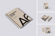 Notebook Cover Mockup, a Stationery Template by HanaSaka_Studio (Thumbnail 1 of 5)