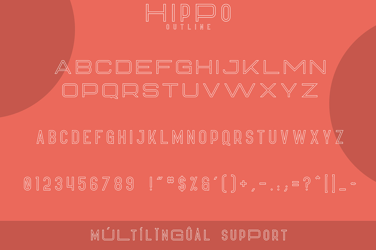 Hippo Sans Serif | 3 styles preview 8