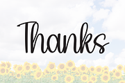 Sunflower | Script Font, a Handwritten Font by Scratchones (Thumbnail 8 of 8)