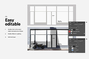 7x Shop Facade Mockup Bundle, an Advertising Mockup by HAZARD MOCKUPS (Thumbnail 5 of 14)