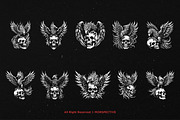 10 Bundle Dark Art Phoenix Bird, an Illustration by Morspective (Thumbnail 6 of 7)