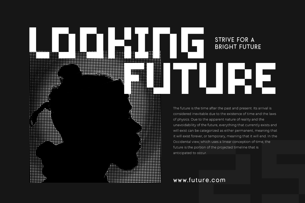 Micro - Pixelate Modern Font, a Sans Serif Font by Hamz Studio (Photo 3 of 16)