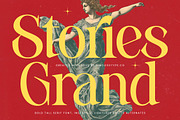 Stories Grand Modern Display Serif, a Serif Font by timelesstype.co (Thumbnail 1 of 20)