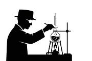 This Scientist Lab Silhouettes, an Illustration by Amazin_art (Thumbnail 18 of 22)