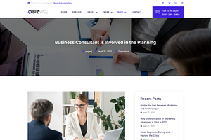 Business Consult Elementor Template