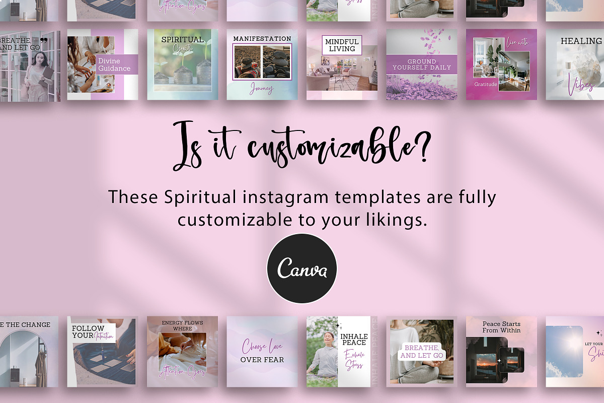 Spiritual Instagram Canva Template preview 7