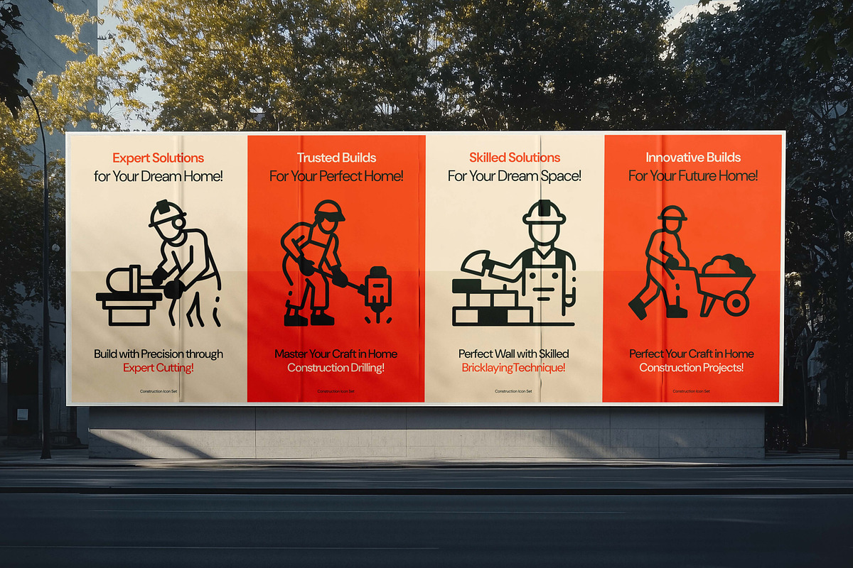 Construction Icon Collection, a Solid Icon by Vectors Market (Photo 4 of 8)