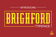 Brightford, a Serif Font by LetterStock (Thumbnail 1 of 4)