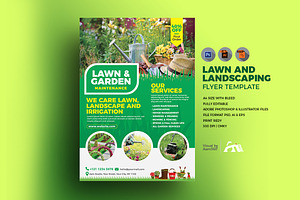 Lawn and Garden Care Flyer Template, a Flyer Template by Aam360