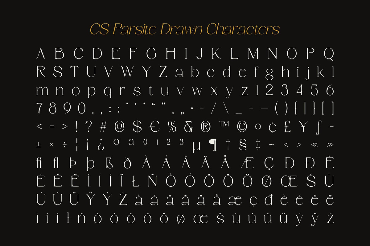 CS Parsite Drawn, a Serif Font by Craft Supply Co. (Photo 8 of 8)