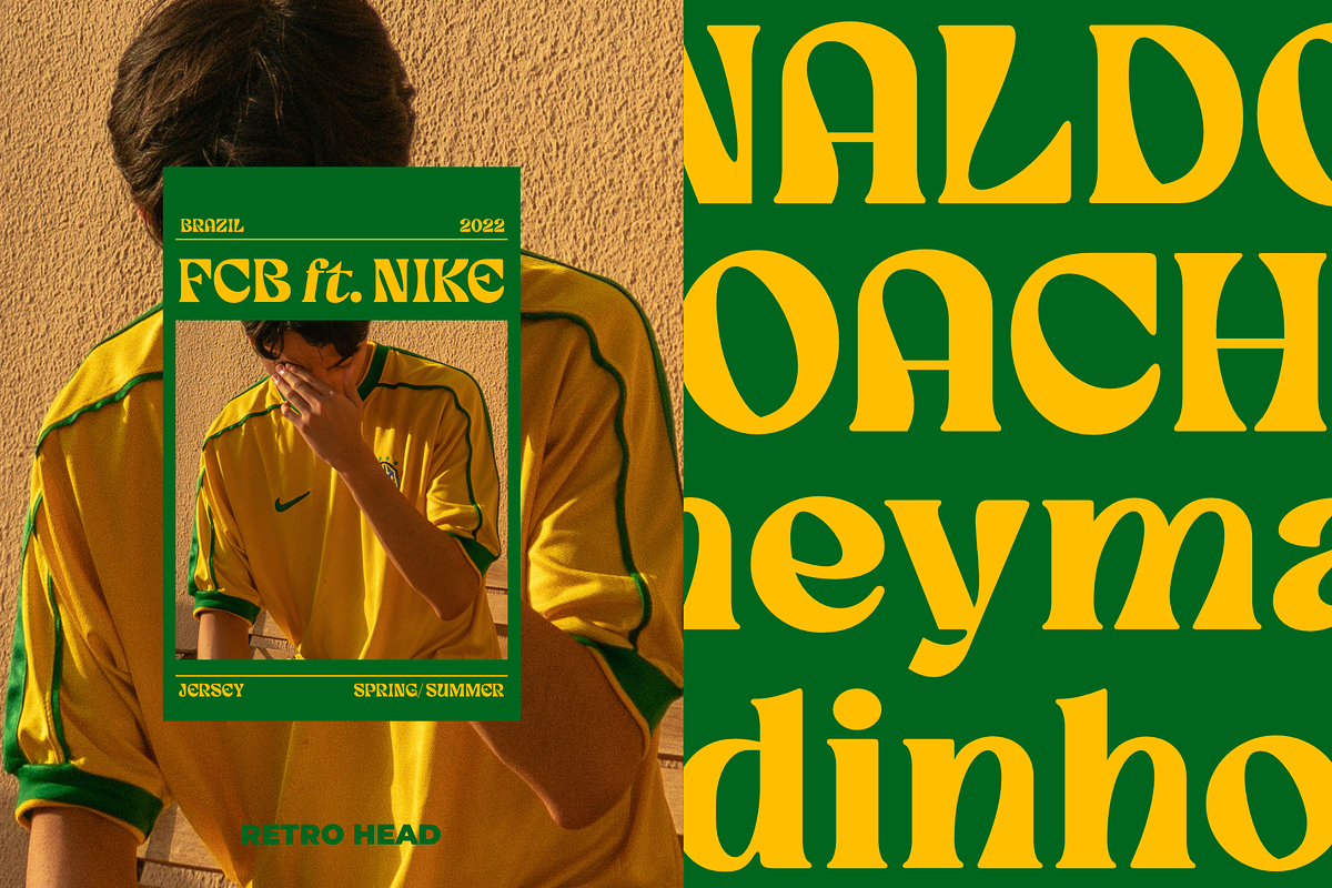 Retro Head Classy Retro Typeface, a Serif Font by 50Fox (Photo 14 of 18)
