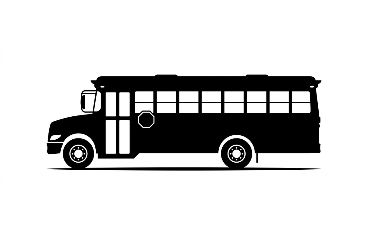 Student Bus Silhouette Pack, an Object Graphic by Creativeshirt (Photo 2 of 3)