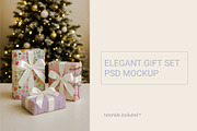 ELEGANT GIFT SET PSD MOCKUP, a Packaging Mockup by jenartstudio (Thumbnail 1 of 2)