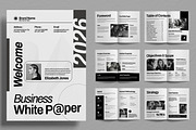 Modern Business White Paper, a Brochure Template by ContestDesign (Thumbnail 1 of 3)