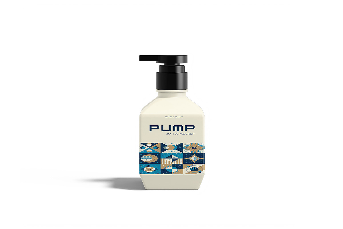 Pump Bottle Mockup, a Packaging Mockup by mockupbuys (Photo 3 of 4)
