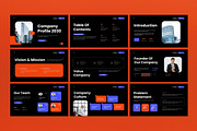 Company Profile Google Slide PPT, a Presentation Template by graphicook (Thumbnail 5 of 6)