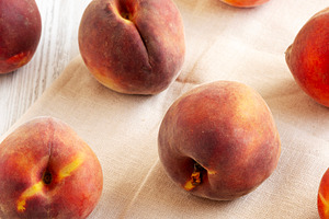 Raw Organic Peaches Ready to Eat, a Food & Drink Photo by LiudmylaChuhunova