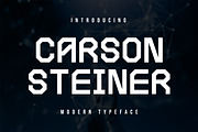 Carson Steiner, a Sans Serif Font by zerologicstudio (Thumbnail 1 of 5)