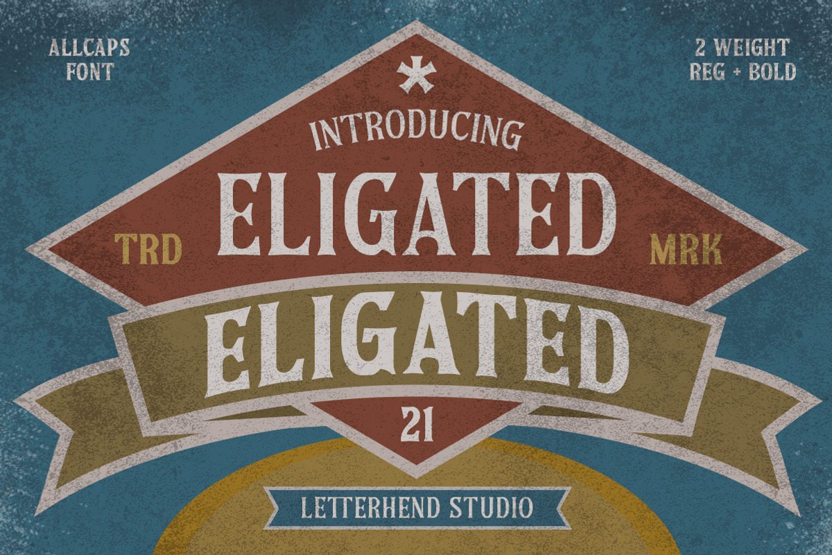 Eligated - Serif Display Font, a Serif Font by Letterhend Studio (Photo 1 of 9)