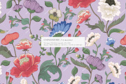 Chinoiserie Floral Pattern & Prints, a Pattern Graphic by likorbut (Thumbnail 2 of 13)